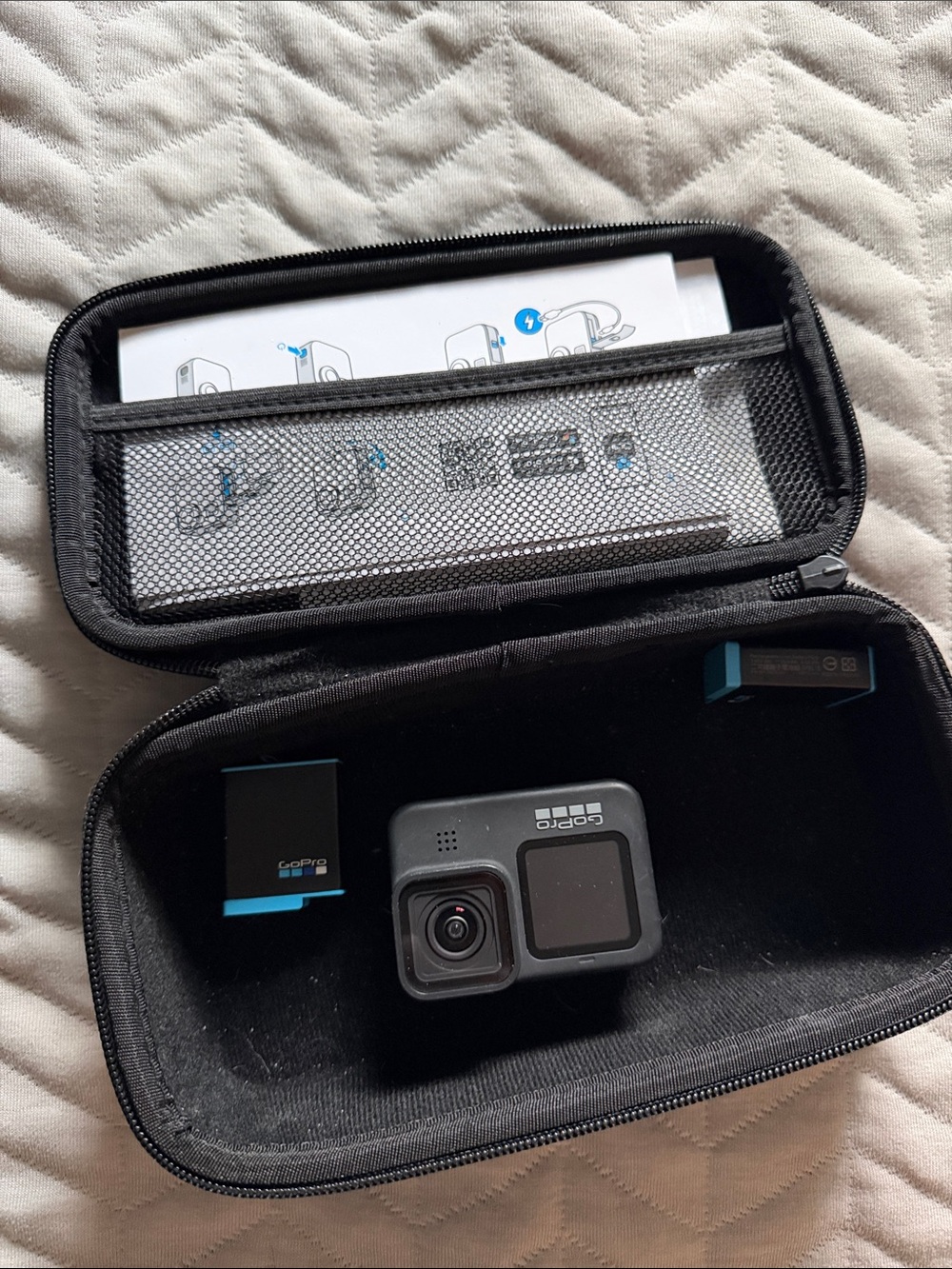GoPro HERO Action Camera in Black with Blue Accents